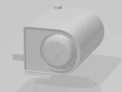 Swamp cooler for scale autos and dioramas  3D print model