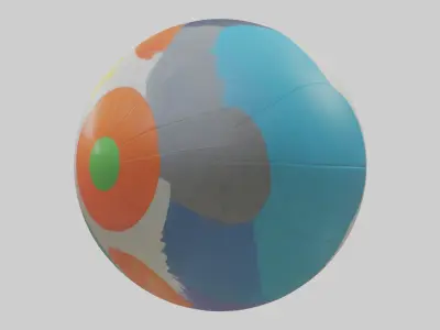 artoon Beachball model 3D model