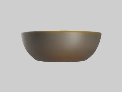 Curry Dish model Low-poly 3D model