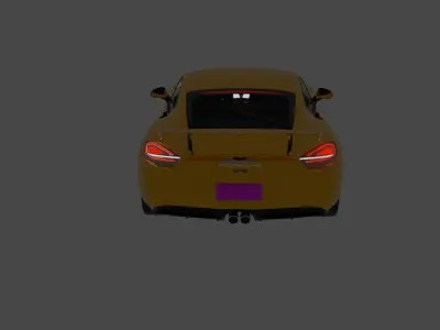 Toyota GT Car Make By Mr Delight Low-poly 3D model