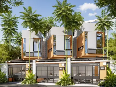 Modern Tropical Tiny House Minimalist Architecture Design 3D model