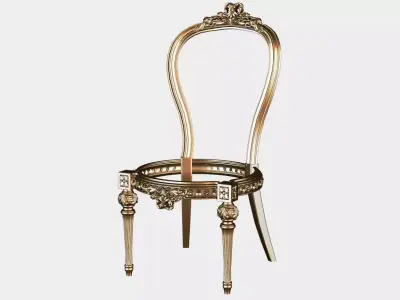 Carved Chair for cnc 15 3D model