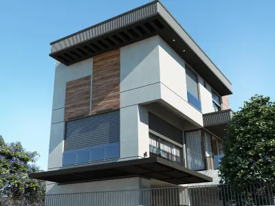 Modern Villa project 4  3D model