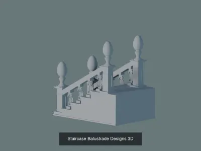Staircase 3D Model Collection