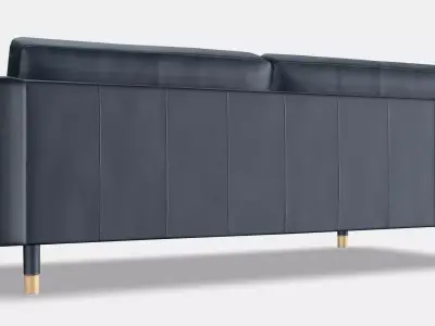 LANDSKRONA Three-seat sofa 1 Low-poly 3D model