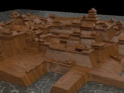 Chinese castle 3D model