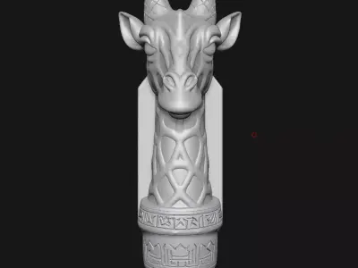 giraffe 3D print model