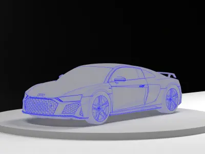 Audi R8 3D model