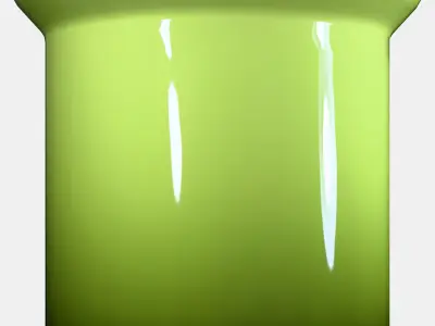 HEDERSAM Scented candle in glass Low-poly 3D model