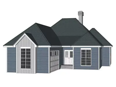 Mediterranean Style House-09 -Archimple LLC 3D model