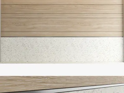 Decorative wall panel set 65 3D model