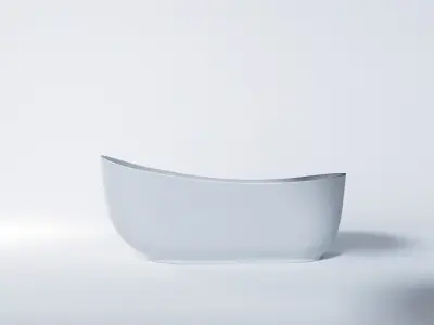10 models modern luxury bathtubs - 1 plus 2 Parts 3D model