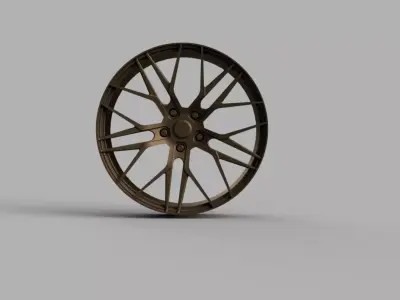 J38 Japan racing 1 to 24th scale modeling custom rim 3D print model