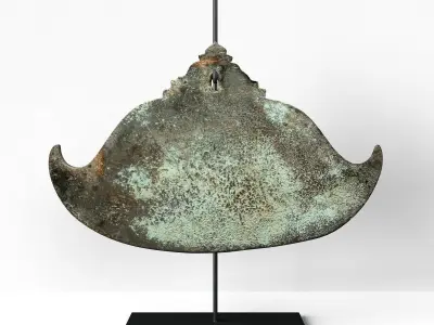 Spinning Temple Gong 3D model