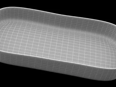 Pinion Vanity Tray and Container Tearsheet 3D model