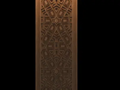 islamic parition Low-poly 3D model