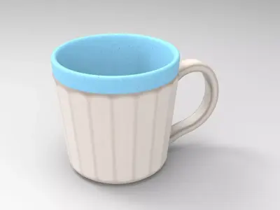 Shine Cup Low-poly 3D model