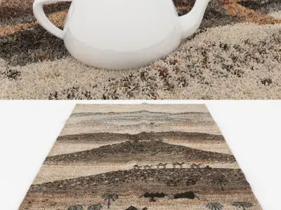 Rugs No 404 Low-poly 3D model