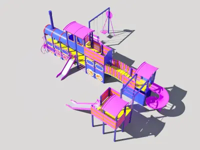 Playground paravoz 3D model
