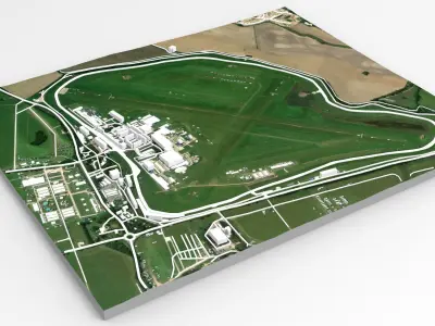 Goodwood Motor Circuit Chichester United Kingdom 3D model
