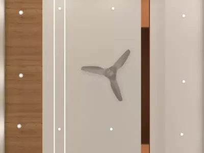 Modern Bedroom Design Low-poly 3D model