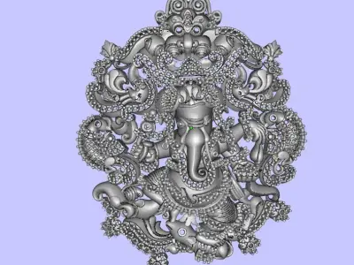 GANPATI PENDENT  3D print model