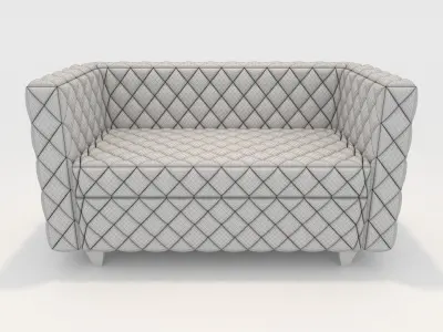 Sofa 2 Seater 14 3D model