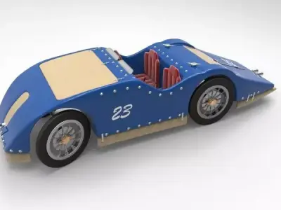 Bugatti Type 32 3D model