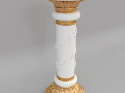 Stend of flowers 3D model