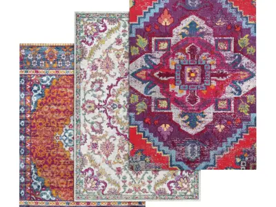 Rug Set 1566 3D model