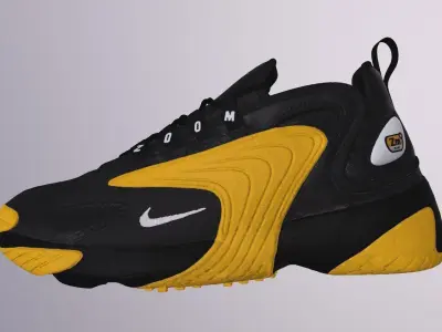 NIKE ZOOM 2K SHOES PBR Low-poly 3D model