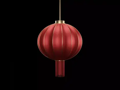 Chinese Lantern 3D model decoration 3D model