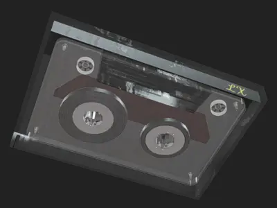 PBR Tape  Low-poly 3D model