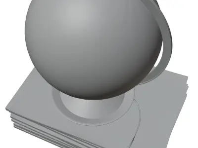 Table lamp HG2 3D model