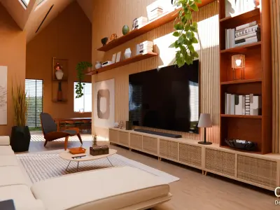 2026 Modern Modular House 6 for Blender Eevee and Cycles 3D model