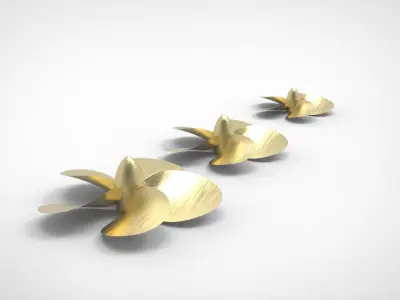 RC boat Propeller 3D print model