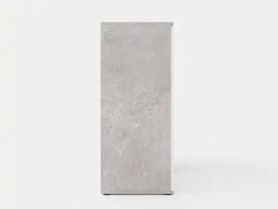 Albi Done 160 Cm Gray White Low-poly 3D model