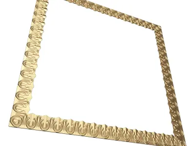 Classic Frame 021 Low-poly 3D model