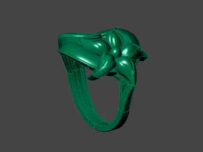 Plain Ring Women Ready STL 3DM Models Womens Rings 3D models 3D print model 27
