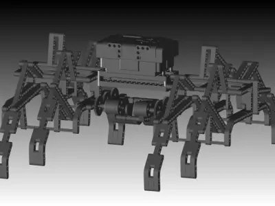 NXT Spider Robot Free 3D model