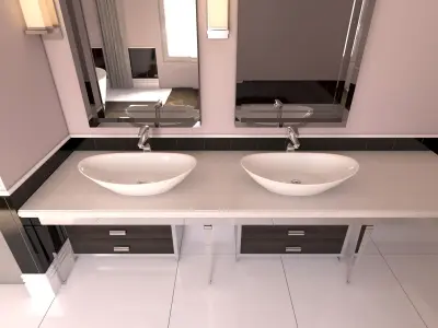 Bathroom 54 3D model