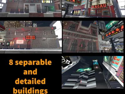 World for VRC City 3D model