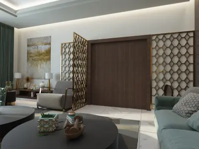 LIVING ROOM 3D model