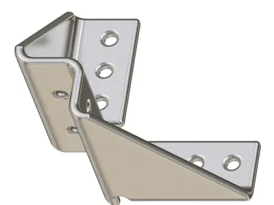 Furniture Corner Bracket 3D print model