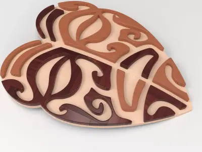 decorative face mask Free 3D model