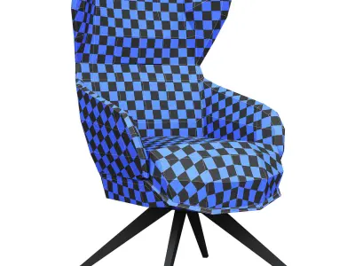 KENSINGTON ARMCHAIRS 3d model Low-poly 3D model