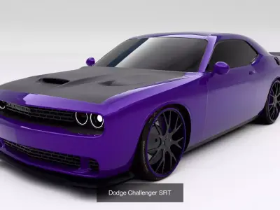 Dodge Car Collection 3D Model Pack