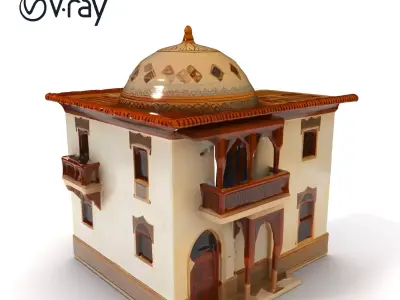 Traditional Indian House Model Pack Low-poly 3D model