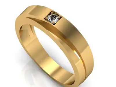 man ring 3D print model