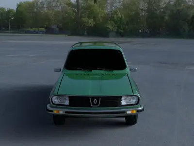 Renault 12  Dacia 1300 Estate HDRI 3D model